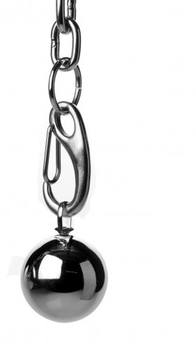 Hitch Hook Ball Stretcher With Weights Close Up