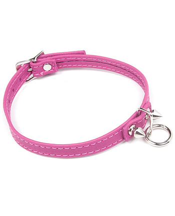 Spiked Pink Collar