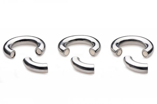 Stainless Steel Magnetic Ball Stretcher 3 Pack - The BDSM Toy Shop