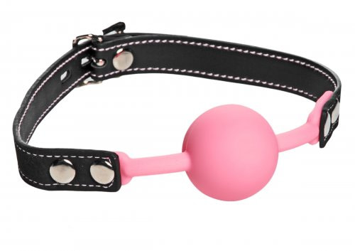 Glow In The Dark Silicone Ball Gag Side View
