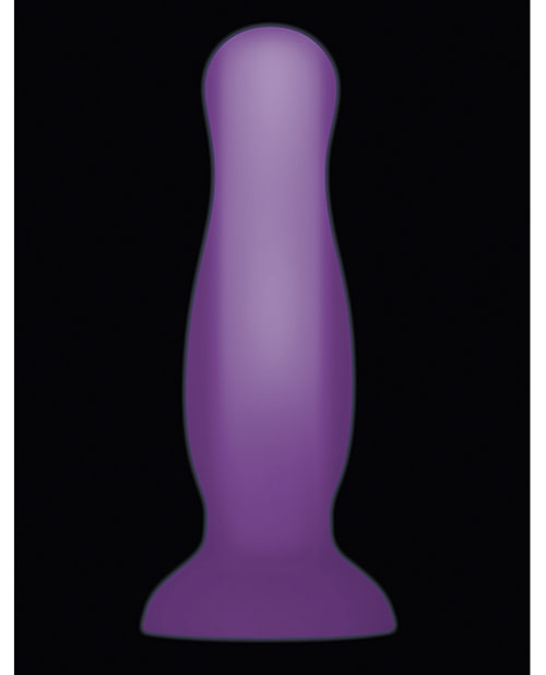 Glow In The Dark Butt Plug Purple Glowing
