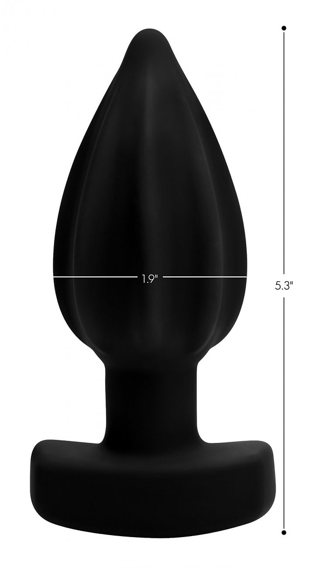 Assterick Ridged Butt Plug Dimensions