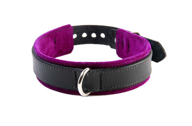 BDSM Slave Collar Purple