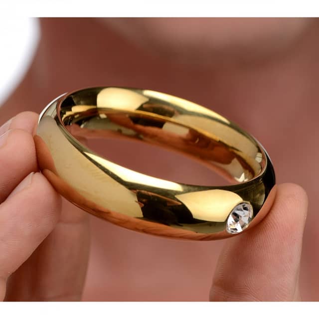 Kings Crowned Cock Ring With Model