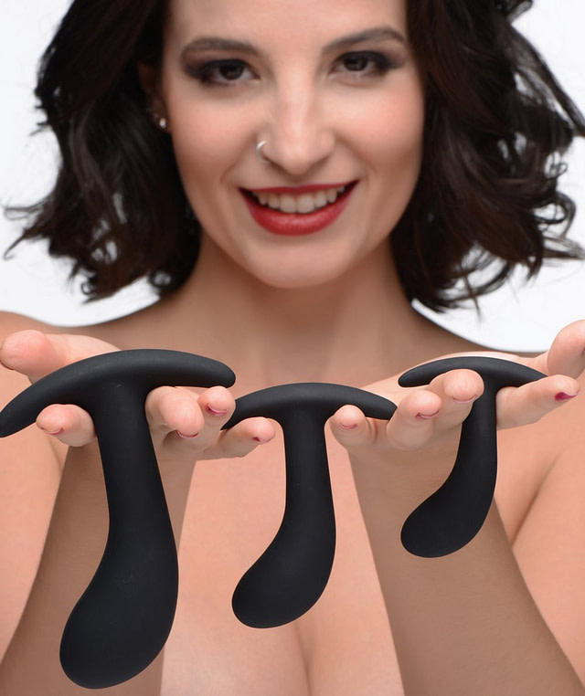 Curved Anal Trainer Set With Female Model