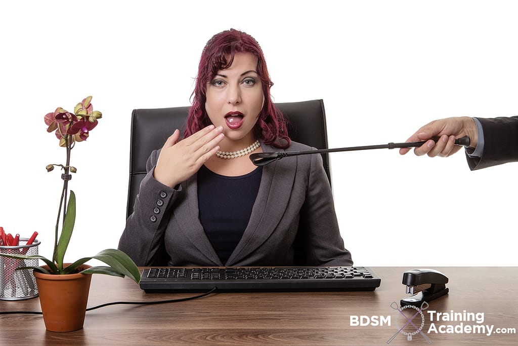 Submissive Working At BDSM Office