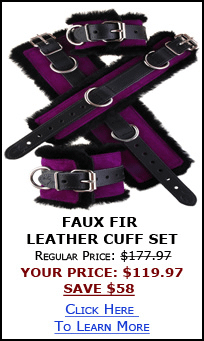 Faux Fir Cuffs Sale