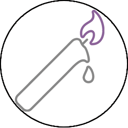 BDSM Wax Play Icon