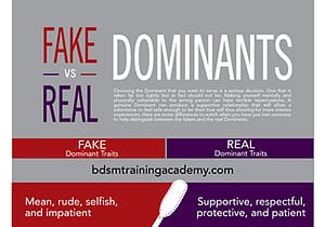 Fake vs Real Dominants infographic Small
