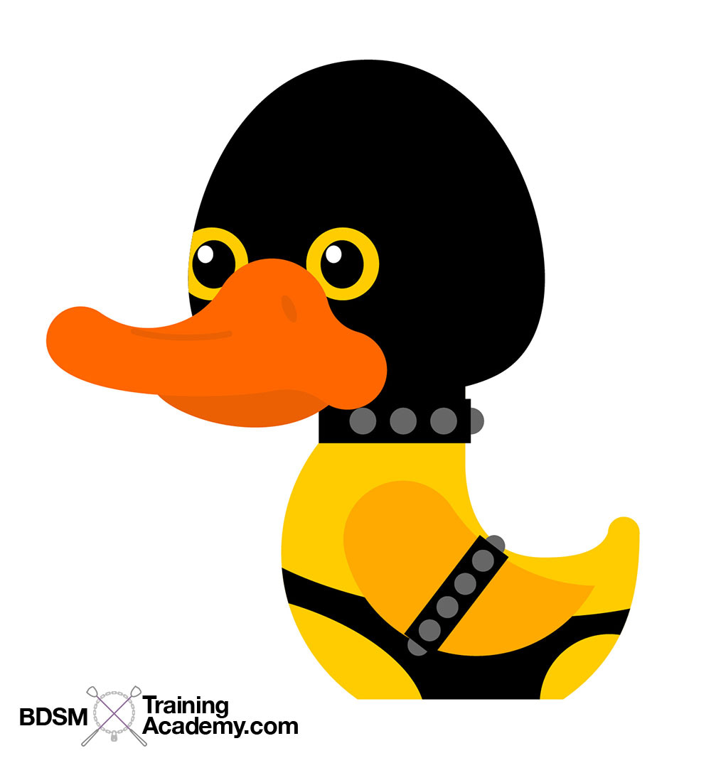BDSM Submissive Hooded Rubber Ducky